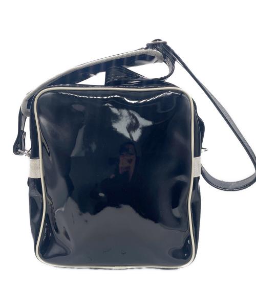 A BATHING APE（ア ベイシング エイプ）A BATHING APE (ア ベイシング エイプ) エナメルバッグ ブラックの古着・服飾アイテム