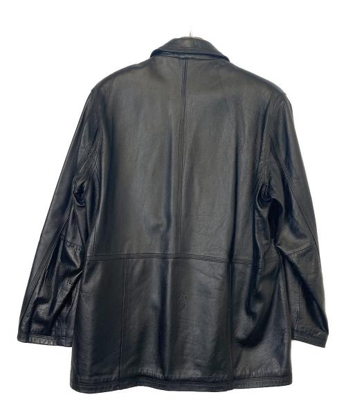 BALMAIN（バルマン）BALMAIN (バルマン) ラムレザージャケット ブラック サイズ:記載不明の古着・服飾アイテム