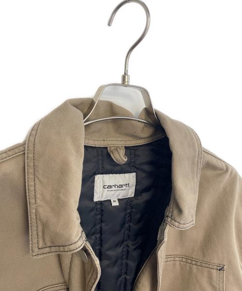 CarHartt（カーハート）CarHartt (カーハート) ダブルフロントジャケット ベージュ サイズ:Mの古着・服飾アイテム