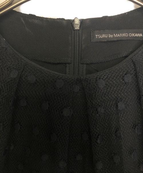 TSURU by MARIKO OIKAWA（ツルバイマリコオイカワ）TSURU by MARIKO OIKAWA (ツルバイマリコオイカワ) 半袖ブラウス ブラック サイズ:FREEの古着・服飾アイテム