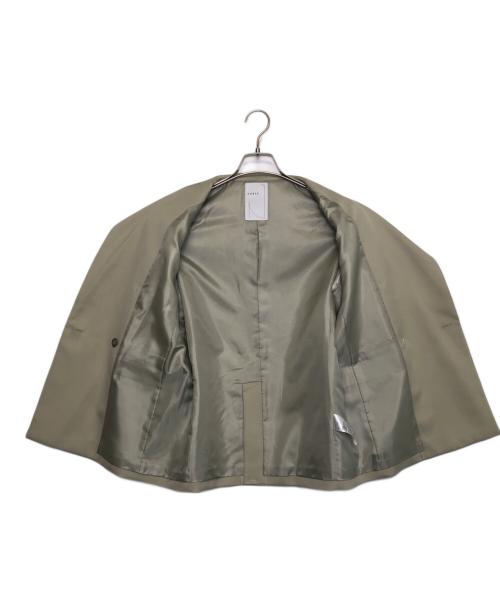 Noble（ノーブル）Noble (ノーブル) トリコチンピークドラペル ジャケット アイボリー サイズ:38の古着・服飾アイテム