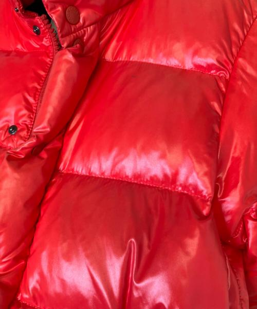 MONCLER（モンクレール）MONCLER (モンクレール) ダウンジャケット レッド サイズ:1の古着・服飾アイテム