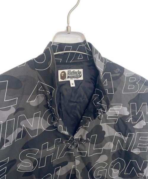 A BATHING APE（ア ベイシング エイプ）A BATHING APE (ア ベイシング エイプ) 長袖シャツ ブラック×グレー サイズ:Mの古着・服飾アイテム