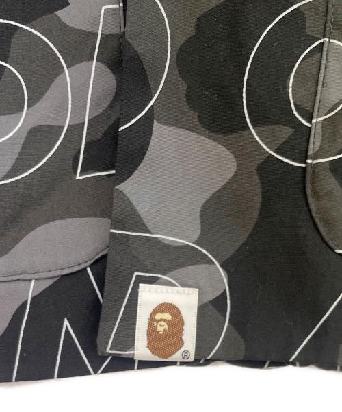 A BATHING APE（ア ベイシング エイプ）A BATHING APE (ア ベイシング エイプ) 長袖シャツ ブラック×グレー サイズ:Mの古着・服飾アイテム