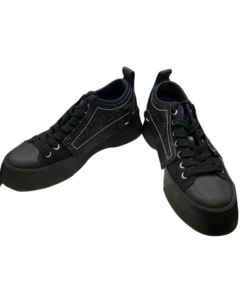 J.W.ANDERSON（ジェイダブリューアンダーソン）J.W.ANDERSON (ジェイダブリューアンダーソン) プラットフォームスニーカー ブラック サイズ:40の古着・服飾アイテム