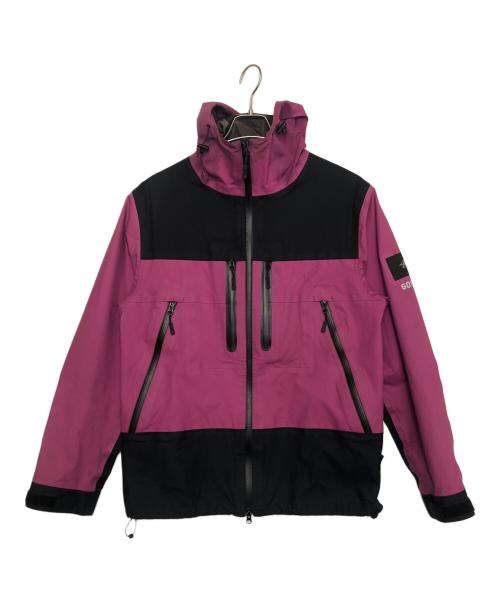 stussy（ステューシー）stussy (ステューシー) マウンテンパーカー パープル×ブラック サイズ:Lの古着・服飾アイテム