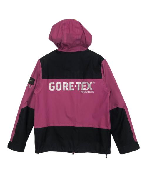 stussy（ステューシー）stussy (ステューシー) マウンテンパーカー パープル×ブラック サイズ:Lの古着・服飾アイテム