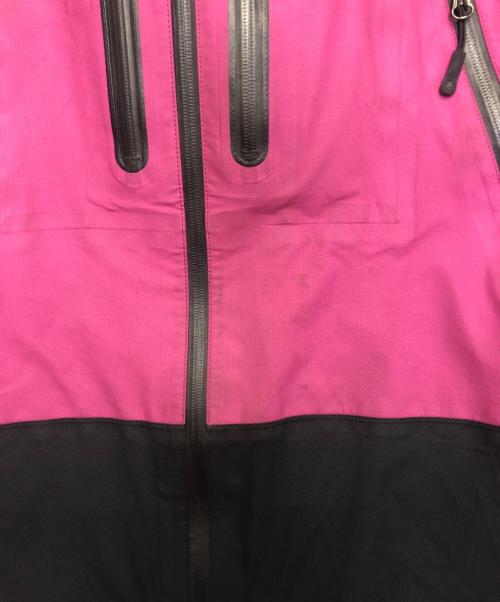 stussy（ステューシー）stussy (ステューシー) マウンテンパーカー パープル×ブラック サイズ:Lの古着・服飾アイテム