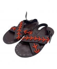 BOTTEGA VENETA（ボッテガベネタ）の古着「サンダル」｜ブラウン