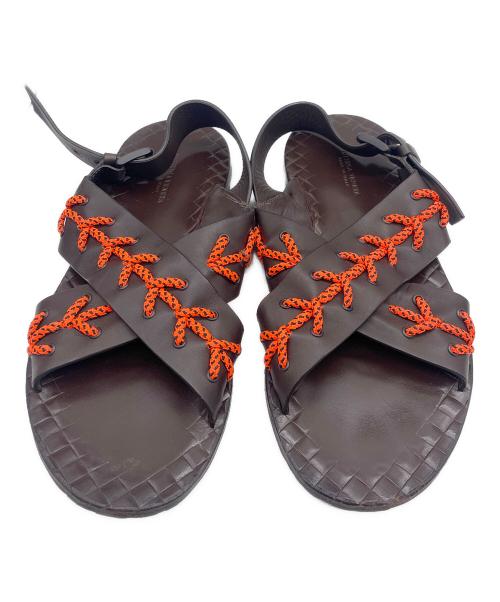 BOTTEGA VENETA（ボッテガベネタ）BOTTEGA VENETA (ボッテガベネタ) サンダル ブラウン サイズ:不明の古着・服飾アイテム