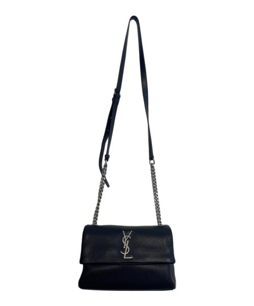 Yves Saint Laurent（イヴサンローラン）Yves Saint Laurent (イヴサンローラン) チェーンショルダーバッグ ブラックの古着・服飾アイテム