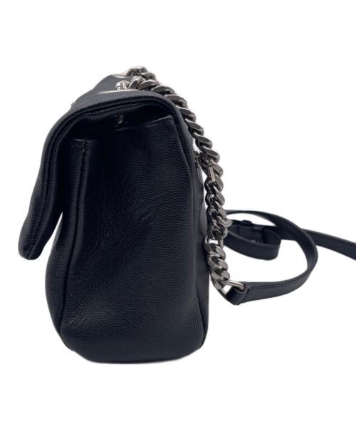 Yves Saint Laurent（イヴサンローラン）Yves Saint Laurent (イヴサンローラン) チェーンショルダーバッグ ブラックの古着・服飾アイテム