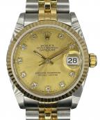 ROLEXロレックス）の古着「OYSTER PERPETUAL DATE JUST /オイスターパーペチュアル デイトジャスト /Ref.68273G/シャンパン文字盤」｜シャンパン