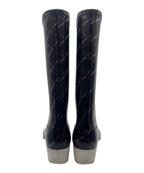 CHANEL（シャネル）CHANEL (シャネル) レインブーツ ブラック サイズ:35の古着・服飾アイテム