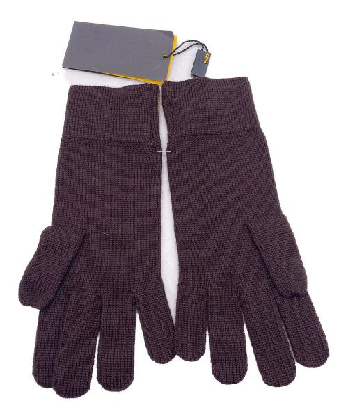 FENDI（フェンディ）FENDI (フェンディ) 手袋 ブラウン 未使用品の古着・服飾アイテム