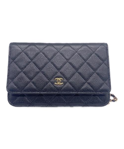 CHANEL（シャネル）CHANEL (シャネル) チェーンショルダーバッグ ブラックの古着・服飾アイテム