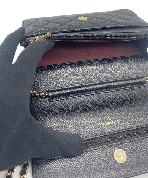 CHANEL（シャネル）CHANEL (シャネル) チェーンショルダーバッグ ブラックの古着・服飾アイテム