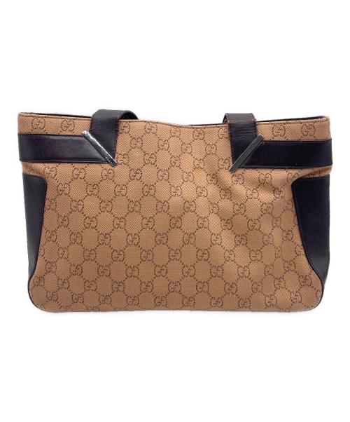 GUCCI（グッチ）GUCCI (グッチ) ハンドバッグ ベージュの古着・服飾アイテム