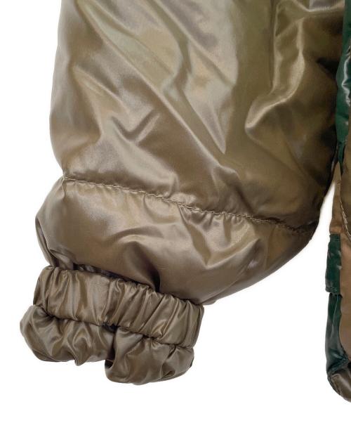 MONCLER（モンクレール）MONCLER (モンクレール) SHIPS (シップス) ダウンジャケット ブラウン×グリーン サイズ:1の古着・服飾アイテム