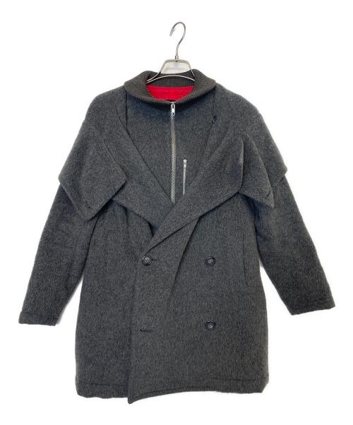 gomme（ゴム）gomme (ゴム) アルパカジャケット グレー サイズ:Mの古着・服飾アイテム