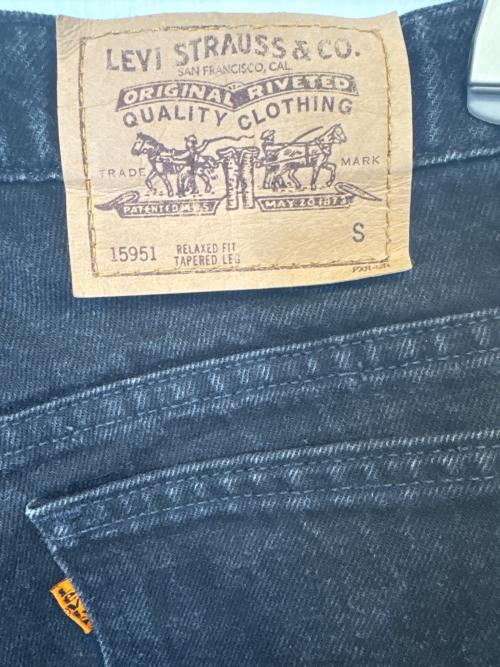 LEVI'S（リーバイス）LEVI'S (リーバイス) ブラックデニムパンツ ブラック サイズ:表記なしの古着・服飾アイテム