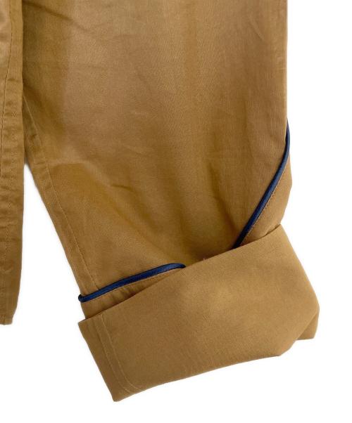 GOLDEN GOOSE（ゴールデングース）GOLDEN GOOSE (ゴールデングース) 長袖シャツ ブルー×ベージュ サイズ:Mの古着・服飾アイテム