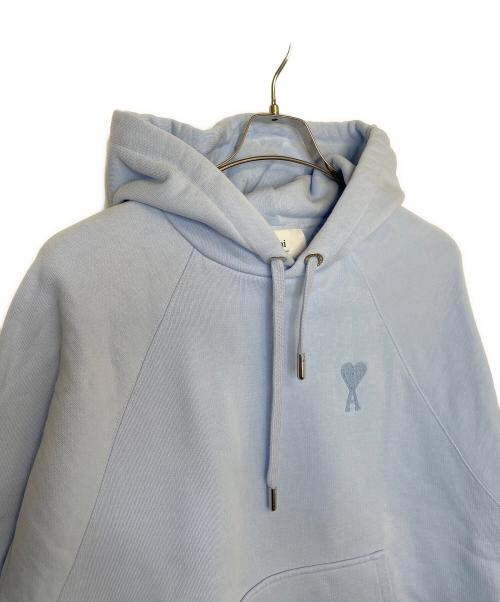 ami（アミ）ami (アミ) パーカー スカイブルー サイズ:Mの古着・服飾アイテム