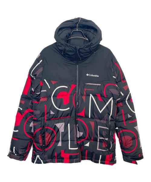 Columbia（コロンビア）Columbia (コロンビア) ダウンジャケット ブラック×レッド サイズ:Lの古着・服飾アイテム