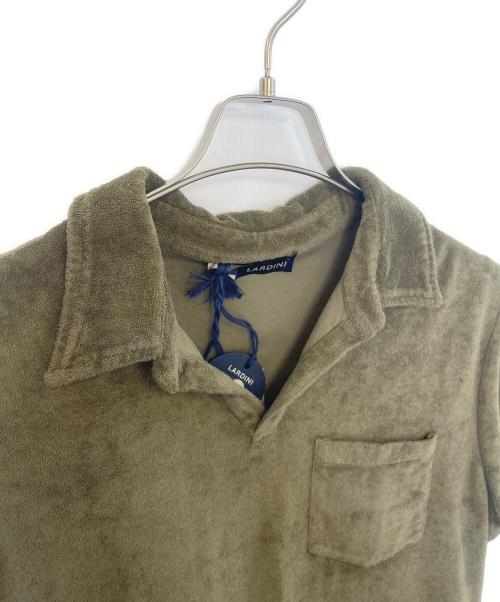 LARDINI（ラルディーニ）LARDINI (ラルディーニ) 半袖ポロシャツ オリーブ サイズ:50 未使用品の古着・服飾アイテム