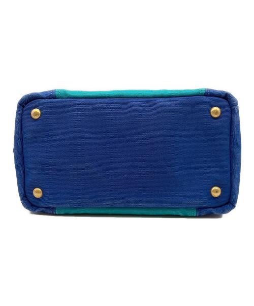 PRADA（プラダ）PRADA (プラダ) 2WAYショルダーバッグ ネイビー×グリーンの古着・服飾アイテム