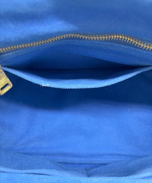 PRADA（プラダ）PRADA (プラダ) 2WAYショルダーバッグ ネイビー×グリーンの古着・服飾アイテム