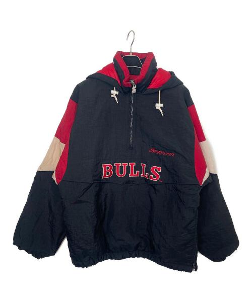 STARTER（スターター）STARTER (スターター) アノラックパーカー レッド×ブラック サイズ:XLの古着・服飾アイテム