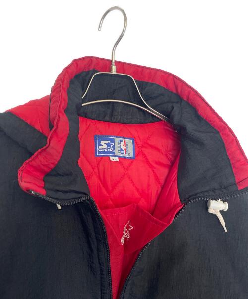 STARTER（スターター）STARTER (スターター) アノラックパーカー レッド×ブラック サイズ:XLの古着・服飾アイテム