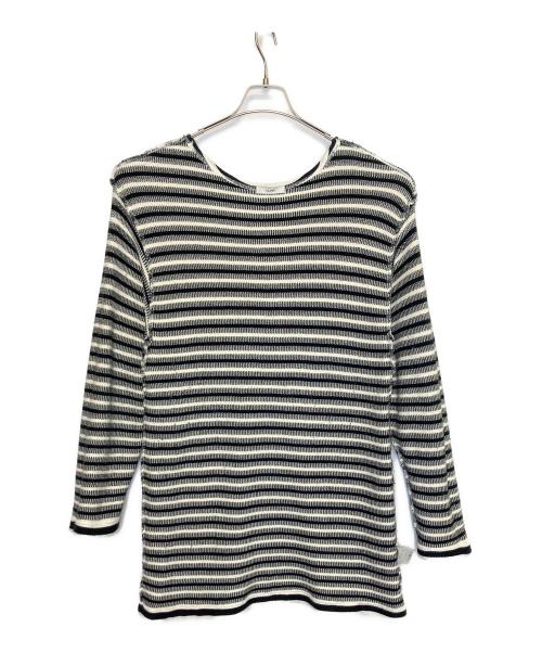 CLANE（クラネ）CLANE (クラネ) ニット ブラック×ホワイト サイズ:2の古着・服飾アイテム