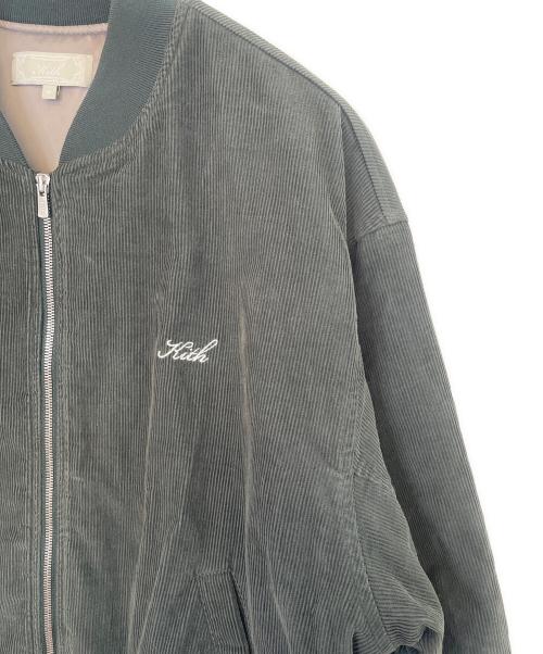 KITH（キス）KITH (キス) ロゴコーデュロイジャケット グリーン サイズ:Mの古着・服飾アイテム