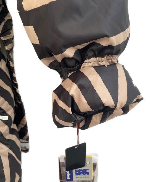 BALMAIN（バルマン）BALMAIN (バルマン) ダウンコート ブラック×ベージュ サイズ:Lの古着・服飾アイテム