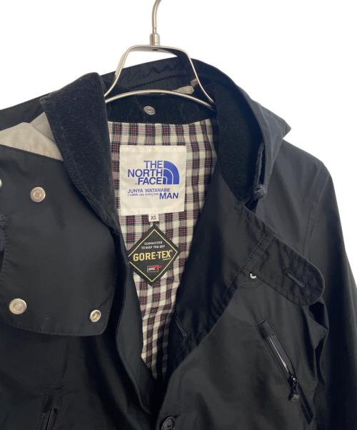 COMME des GARCONS JUNYA WATANABE MAN（コム デ ギャルソン ジュンヤ ワタナベ マン）COMME des GARCONS JUNYA WATANABE MAN (コム デ ギャルソン ジュンヤ ワタナベ マン) THE NORTH FACE (ザ ノース フェイス) フーデッドコート ブラック サイズ:XSの古着・服飾アイテム