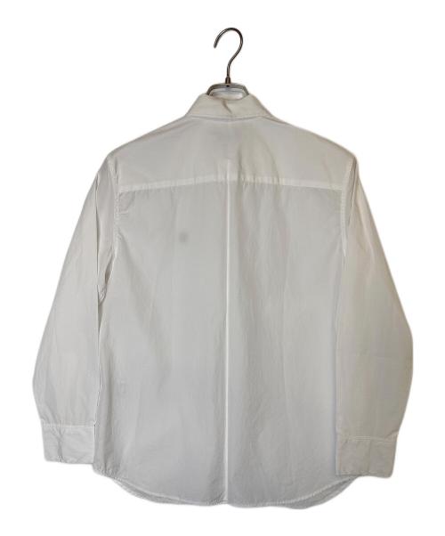 maison kitsune（メゾンキツネ）MAISON KITSUNE (メゾンキツネ) 長袖シャツ ホワイト サイズ:36の古着・服飾アイテム