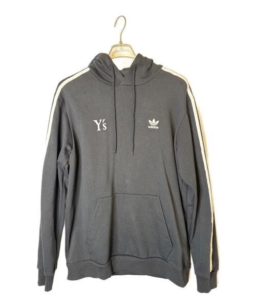 adidas（アディダス）adidas (アディダス) Y's (ワイズ) パーカー ブラック サイズ:Mの古着・服飾アイテム