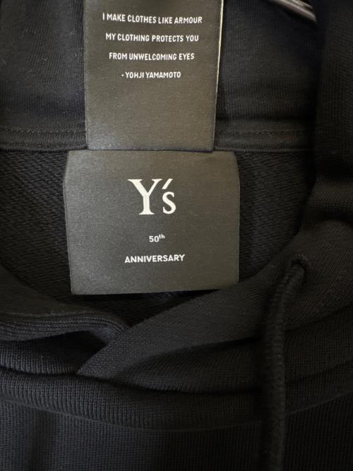 adidas（アディダス）adidas (アディダス) Y's (ワイズ) パーカー ブラック サイズ:Mの古着・服飾アイテム