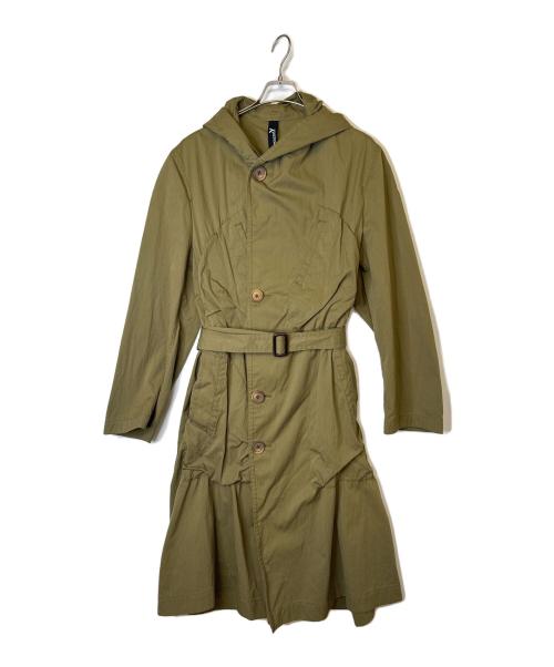 GROUND Y（グラウンドワイ）GROUND Y (グラウンドワイ) ナイロンコート オリーブ サイズ:３の古着・服飾アイテム