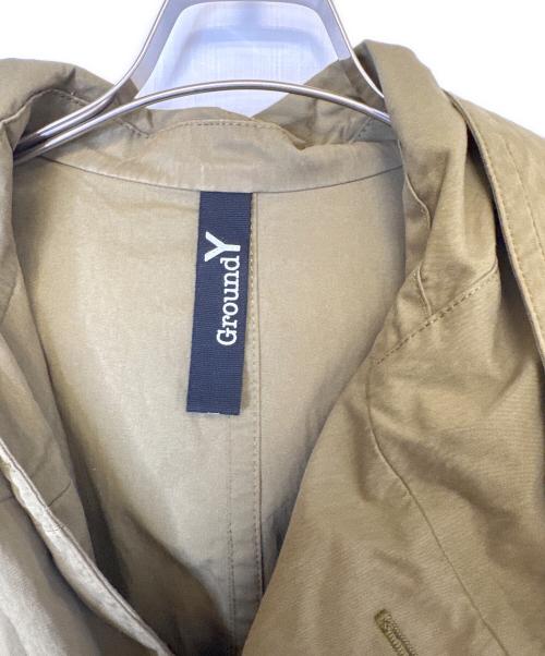 GROUND Y（グラウンドワイ）GROUND Y (グラウンドワイ) ナイロンコート オリーブ サイズ:３の古着・服飾アイテム