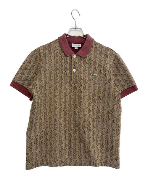 LACOSTE（ラコステ）LACOSTE (ラコステ) ポロシャツ ブラウン サイズ:Mの古着・服飾アイテム