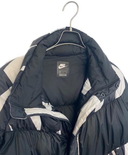 NIKE（ナイキ）NIKE (ナイキ) ダウンジャケット ブラック×ホワイト サイズ:Lの古着・服飾アイテム