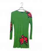 LOUIS VUITTONルイ ヴィトン）の古着「長袖ワンピース」｜グリーン