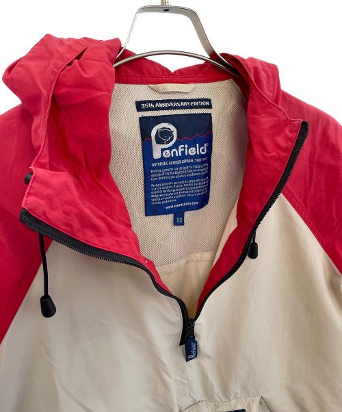 Pen Field（ペンフィールド）Pen Field (ペンフィールド) マウンテンパーカー レッド×ベージュ サイズ:XSの古着・服飾アイテム