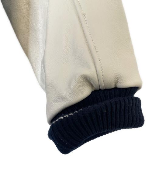 Canterbury（カンタベリー）Canterbury (カンタベリー) スタジャン ホワイト×ネイビー サイズ:Lの古着・服飾アイテム