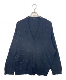 LAD MUSICIAN（ラッドミュージシャン）の古着「厚手カーディガン」｜ブラック