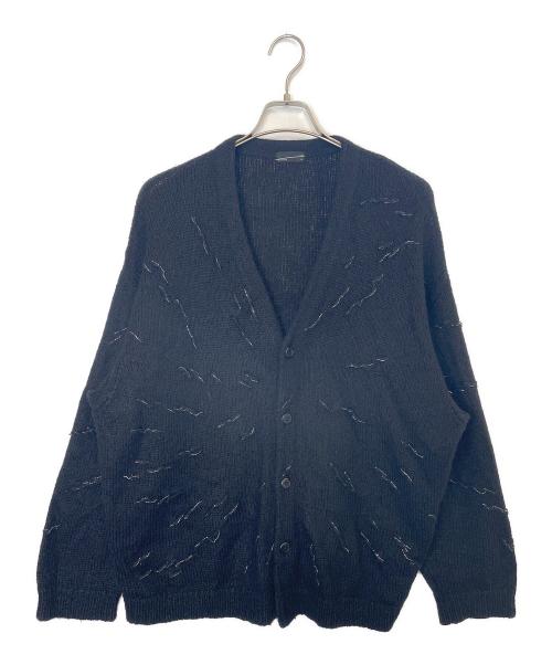 LAD MUSICIAN（ラッドミュージシャン）LAD MUSICIAN (ラッドミュージシャン) 厚手カーディガン ブラック サイズ:44の古着・服飾アイテム