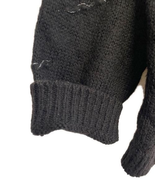 LAD MUSICIAN（ラッドミュージシャン）LAD MUSICIAN (ラッドミュージシャン) 厚手カーディガン ブラック サイズ:44の古着・服飾アイテム